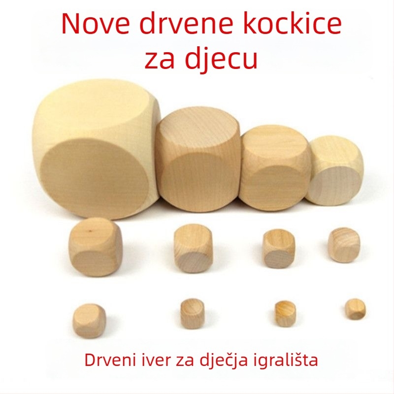 Dječji drveni set za pijesak — unutarnja i vanjska uporaba, obiteljska igra s drvetom
