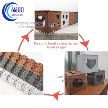 DIY prilagodljivi mačji tunel i kubična kućica, sklopiva skrivena rupa, višestruka konfiguracijska mačja igračka