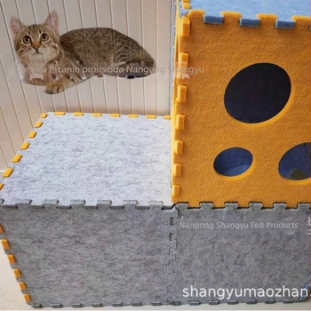 DIY prilagodljivi mačji tunel i kubična kućica, sklopiva skrivena rupa, višestruka konfiguracijska mačja igračka