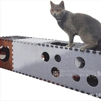 DIY prilagodljivi mačji tunel i kubična kućica, sklopiva skrivena rupa, višestruka konfiguracijska mačja igračka