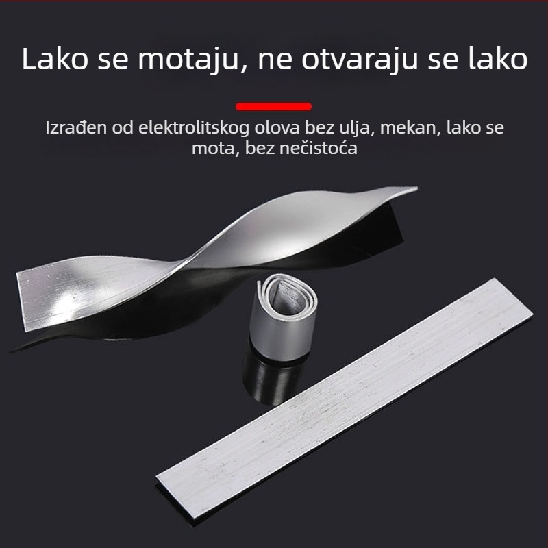 Komplet olovnih traka za pecanje – ultra tanke, mekane role