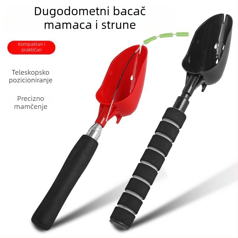 Proširiva žličica za hranjenje mamaca za duga bacanja
