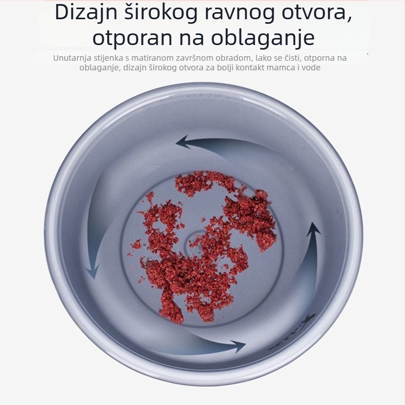 Trodijelni set posuda za pripremu mamaca za ribolov, nelepive posude, plastične