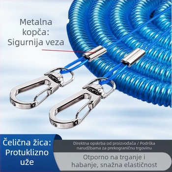 Čelični žični kaiš za štap za pecanje, automatsko povlačenje, zaštita od gubitka i zaplitanja