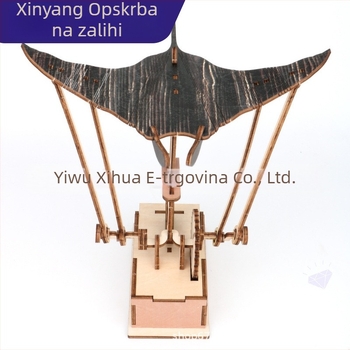 Ručno izrađeni drveni Manta Ray Automaton ukras