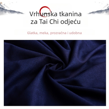 Unisex odjeća za Taijiquan - kvalitetna pamuk-lani tkanina, proljeće i jesen, kineski stil