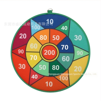 Dječji set dartboarda s plišanom površinom i lopticama s ljepljivom površinom — sigurna igra za unutarnje i vanjske uvjete, uključuje 9 lopti