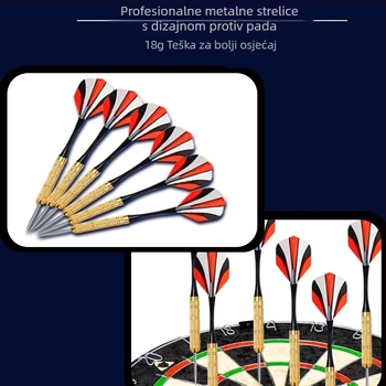 Unutarnji set za dartboard za kućnu i profesionalnu upotrebu – interaktivna ciljana ploča od čistog bakra