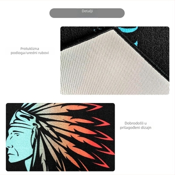 Prilagođeni tepih za darts – zidni podlog s najlonskim logom