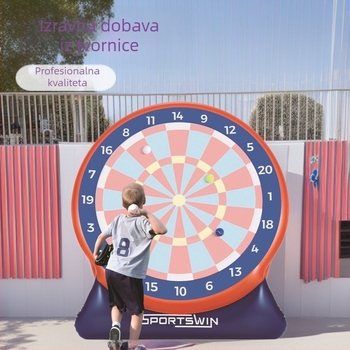 Naduviva meta za dartove za igru na travi