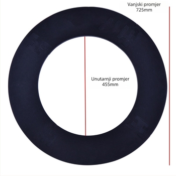 Walmos EVA Odvojivi držač ploče za darts, zidni zaštitni prsten