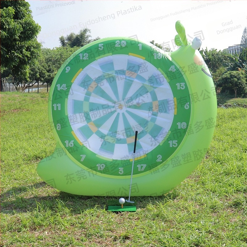 Fudosheng nafukljivi cilj za pikado sa stalkom, vanjski PVC, oblik puža