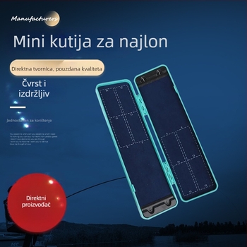 Mini kutija za ribolovnu liniju i udice – kompaktno skladištenje