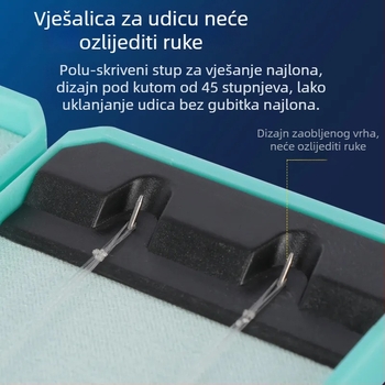Mini kutija za ribolovnu liniju i udice – kompaktno skladištenje