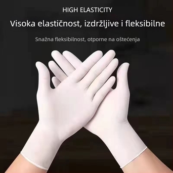 Jednokratne lateks rukavice za kućno čišćenje, vodootporne i otporne na habanje, prehrambene lateks rukavice, veleprodaja