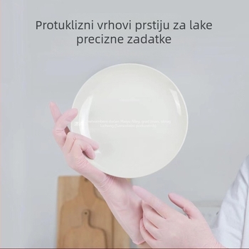 Nitril rukavice za pranje posuđa, duge, visoke elastičnosti, za kućanstvo, otporne na ulje, vodootporne i otporne na habanje