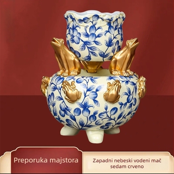 2026. godina Konja Li Juming, južnozapadni sretan maskota, figurica za dnevni boravak i ured, Tian Shui Hua Qi Sedam Crvenih