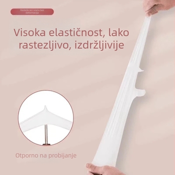 Meadow izdržljive kućne latex rukavice za pranje posuđa i čišćenje, vodootporne, tanke, paket od 8 komada