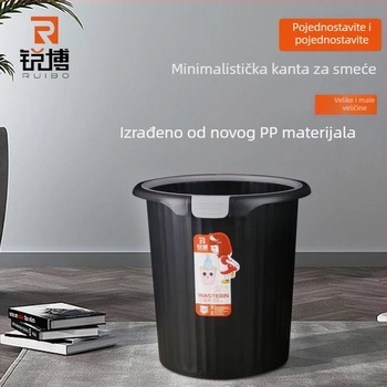 Ruibo plastični koš za smeće velikog kapaciteta, za dnevni boravak, kuhinju, kupaonicu i ured, s prstenom za pričvršivanje vrećice