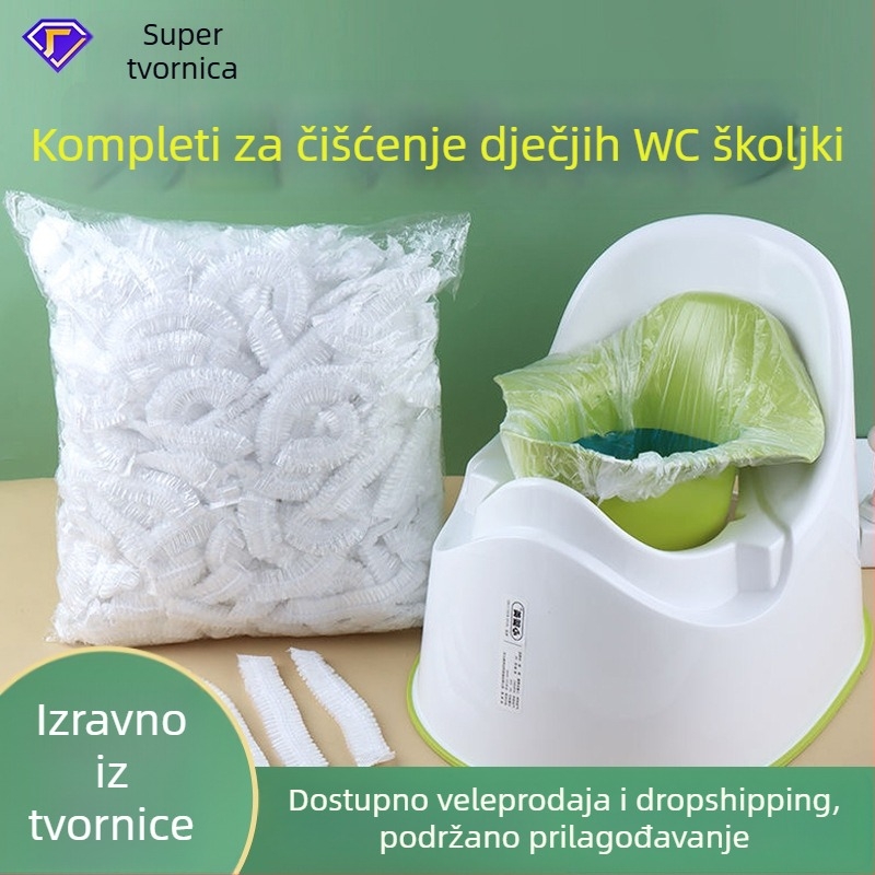 Jednokratne vrećice za dječji lončić, plastične vreće za otpad dječjih zahoda, vrećice za izmet