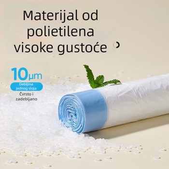 Debeli vrećice za smeće sa vrpcom, za kućnu upotrebu – velike plastične vrećice za kuhinju i kupaonicu