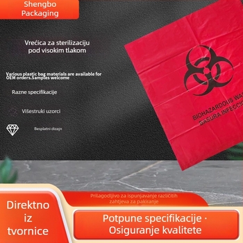 Vreće za sterilizaciju pod visokim tlakom za biomedicinski otpad, opasan otpad i laboratorijske vreće za prikupljanje