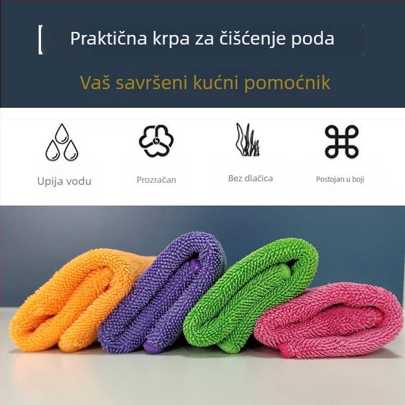 Koreanskog stila mikrovlakna mop za pod s dvostrukim slojem upijanja