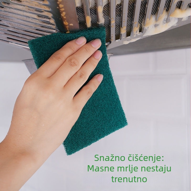 Abrazivna spužva za posuđe i lonce s pijeskom, otporna na masnoću, uklanja hrđu, dijamantno abrazivna spužva za kuhinju