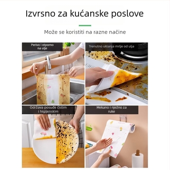 Kuhinjska krpa za mokro i suho čišćenje, upija vodu i masnoće