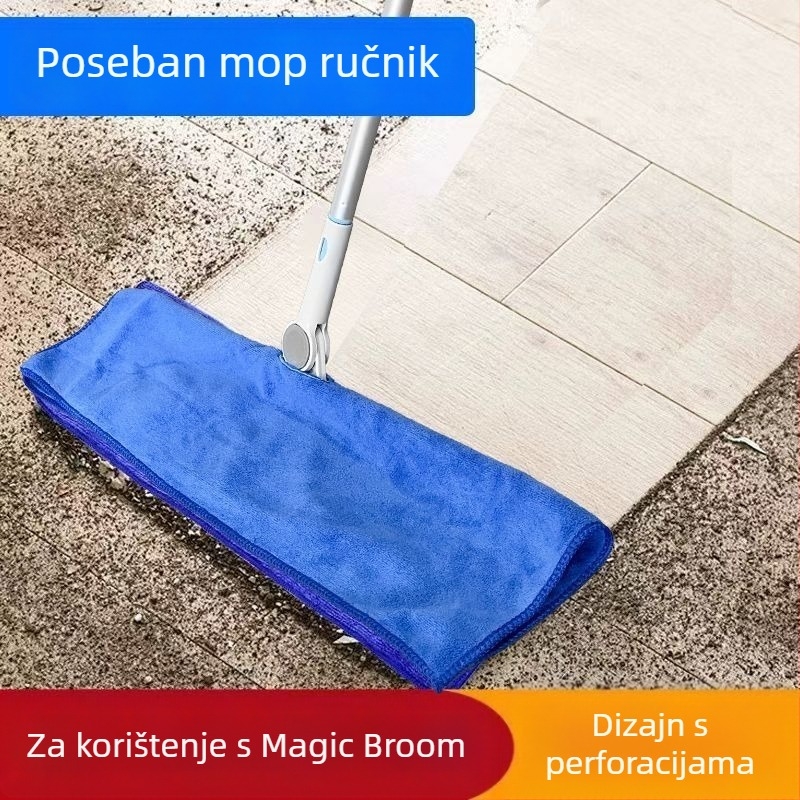 Mikrovlaknena krpa za pod - dvostruko namijenjena krpa za čišćenje