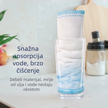 Krpa za suđe, apsorpcijska kuhinjska krpa za čišćenje, kućna krpa