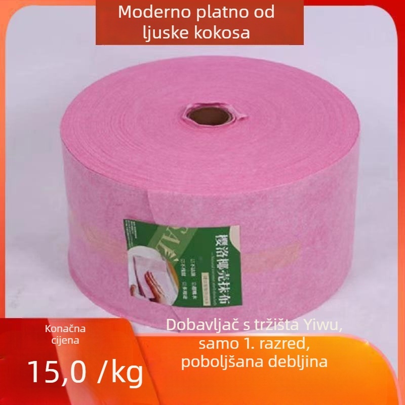 Mikrovlakna krpa od kokosove ljuske za kuhinju, vrlo upija, otporna na masnoće, za brisanje zdjela