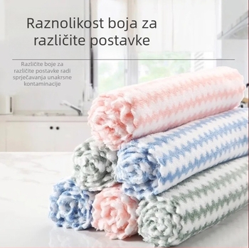 Krpa za čišćenje s vodnim valovima za staklo