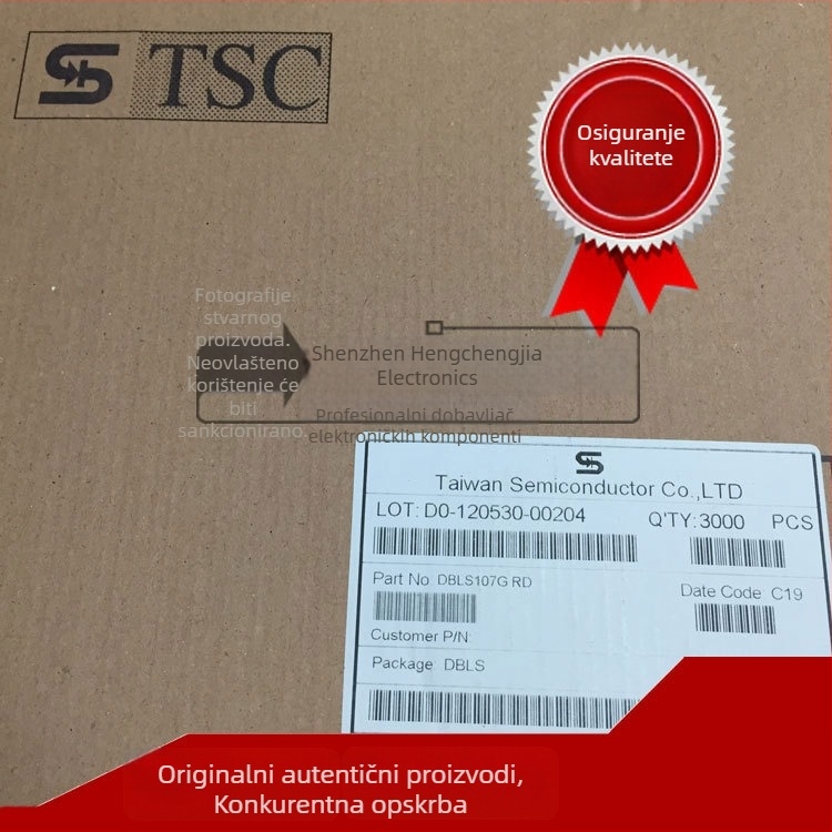 TSC DBLS107G 1A1000V Ultra-tanki SMD Bridge Rectifier sklop