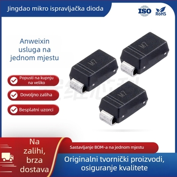 M7 ispravljačka dioda u SMA (DO-214AC) paketu, 1 kV obrnuti napon, 1 A struja