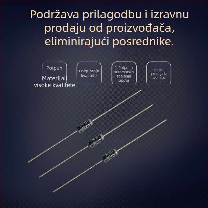 Ispravljačka dioda 1N4007, 58 mm