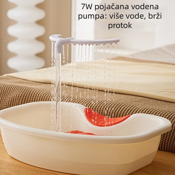 U‑oblik bazen za cirkulaciju vode za glavu – kućna upotreba, plitko ležanje prilikom pranja kose, njega kose tradicionalnom kineskom medicinom, grijanje i stalna temperatura