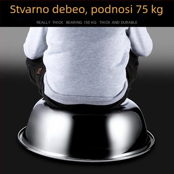 Wow Custom nehrđajući čelični bazen za pranje povrća, velikog kapaciteta, za kuhinju, blagovaonu, restoran i kućnu upotrebu