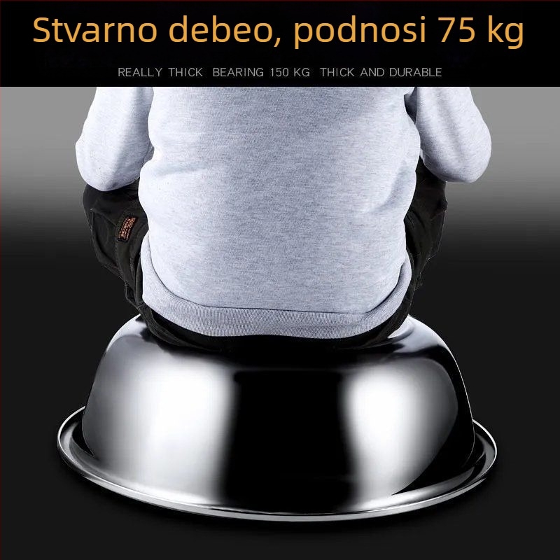 Wow Custom nehrđajući čelični bazen za pranje povrća, velikog kapaciteta, za kuhinju, blagovaonu, restoran i kućnu upotrebu