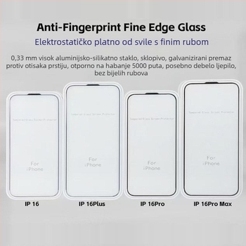 YOT Kaljeno staklo za prednju zaštitu zaslona za iPhone 13/14 seriju, visoka prozirnost, antiotisak