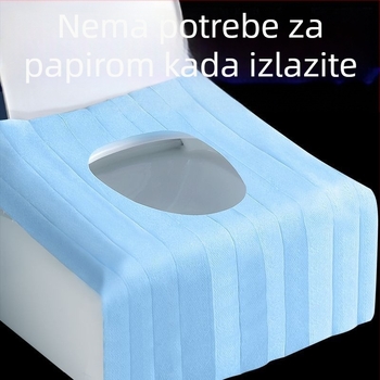 Jednokratno pokrivalo za WC sjedište s punim pokrivanjem, za putovanja, za hotele, zaštita od prljavštine, papirnati podmetac za sjedenje za majke nakon poroda