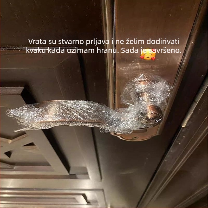 Poklopac za sjedalo toaleta s potpuno pokrivenim zaštitnim slojem za putovanja i hotele, prenosni, jednorazni pokrov sa ljepilom