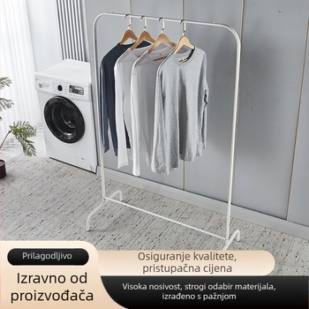 Podni sušilo za odjeću s jednom šipkom