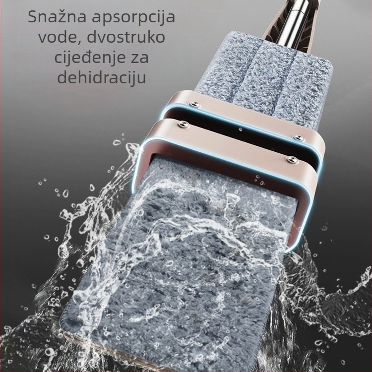 Kućni plosnati mop – čišćenje u jednom koraku, bez dodirivanja rukama, novi model, alat za čišćenje podova