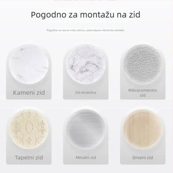 Bočno montiran sušilac za odjeću na balkonu, fiksni aluminijska legura, sklopiva šipka
