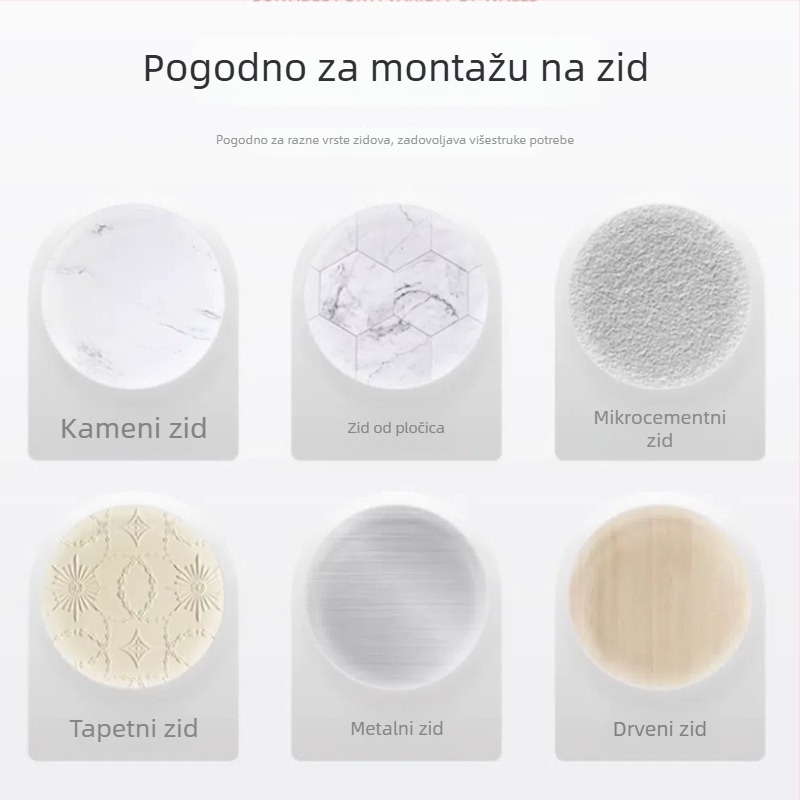 Bočno montiran sušilac za odjeću na balkonu, fiksni aluminijska legura, sklopiva šipka