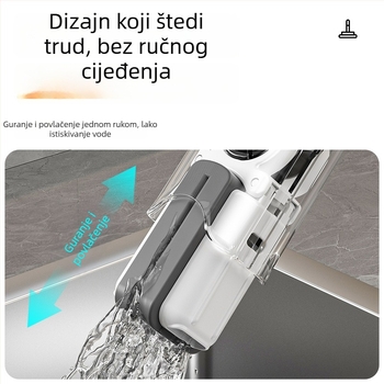 Višenamjenski mini stolni mop s spužvom za upijanje, za kupaonicu, WC i kuhinju