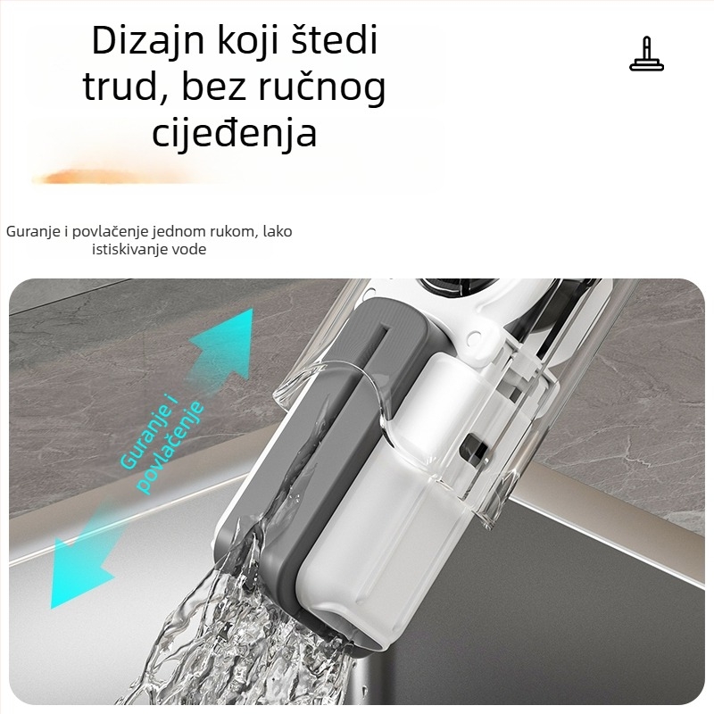 Višenamjenski mini stolni mop s spužvom za upijanje, za kupaonicu, WC i kuhinju