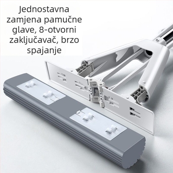 PVA glava mop za kućnu upotrebu, bez ručnog ispiranja, upija špongu, velika ploča za čišćenje podova
