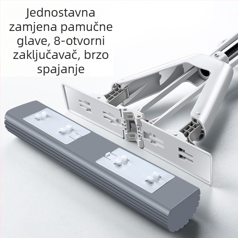 PVA glava mop za kućnu upotrebu, bez ručnog ispiranja, upija špongu, velika ploča za čišćenje podova